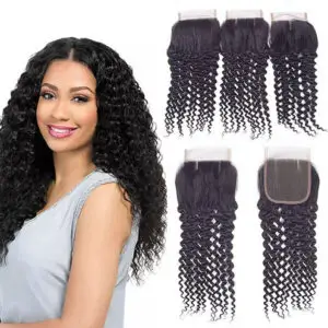 kinky curly clossure pmalchic ladies